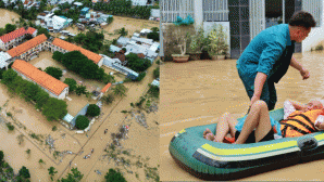 Lý do Nha Trang tiếp tục ngập lụt sâu? Người dân ‘mệt mỏi’ vì phải chống lũ 4 lần trong gần 1 tháng