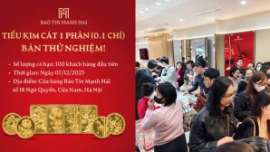 Bất ngờ lớn tại Bảo Tín Mạnh Hải: Bí mật về vàng 0,1 chỉ khiến dân tích sản đổ xô tìm mua