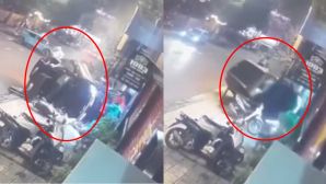 Camera hiện trường vụ ô tô tông vào 3 người, tài xế xuống xe đánh nhau, hé lộ nguồn cơn sự việc