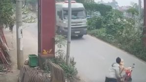 Xác định danh tính và nguyên nhân người đàn ông đẩy Đại úy CSGT vào đầu xe tải đang lao tới