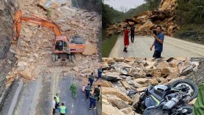 Nhân chứng vụ sạt lở đất đá ở đèo Thung Khe kể lại khoảnh khắc thoát nạn trong tích tắc