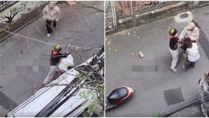 Xôn xao clip người phụ nữ lao vào đánh, bắt 1 cô gái trẻ quỳ xin lỗi, nguyên nhân vì 1 món đồ đánh rơi