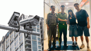 Nữ du khách nước ngoài vô cùng cảm kích khi tìm thấy điện thoại qua camera AI chỉ sau 10 phút trình báo