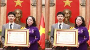 Chân dung nam sinh Nghệ An lập kỷ lục thưởng cao nhất tỉnh sau ‘cú đúp’ Vàng Olympic