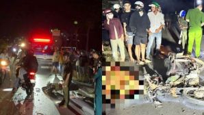 Hiện trường vụ tai nạn nghiêm trọng ở Lâm Đồng: Cú va chạm khiến hai người tử vong tại chỗ