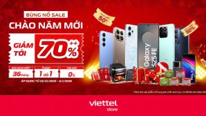 Viettel Store 'Bùng nổ Sale – Chào năm mới': Giảm tới 70%++, khuấy động mùa mua sắm cuối năm 2025