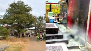 Manh mối đáng chú ý vụ thi thể bốc cháy dữ dội ở nghĩa trang, tư thế nạn nhân khiến nhân chứng sửng sốt