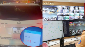 Hà Nội: Tài xế Mercedes 'thổi' ra mức cồn gấp gần 3 lần kịch khung trong đêm Noel