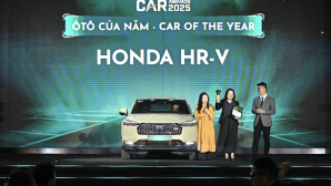Honda HR-V được vinh danh ‘Ô tô của năm 2025’ tại Việt Nam, lập cú đúp giải thưởng đầy ấn tượng
