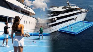 Pickleball có hướng đi mới mang tính đột phá, sân đấu nổi xuất hiện giữa Địa Trung Hải