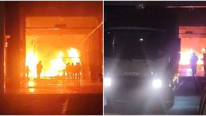 Cháy lớn đầu năm: Showroom ô tô ở TPHCM bốc cháy dữ dội, nhiều người hoảng loạn chạy thoát thân