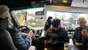 Ông cụ 80 tuổi vẫn minh mẫn, tự lái xe ô tô chở con cháu đi chơi gây sốt mạng xã hội