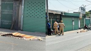 Hiện trường người phụ nữ tử vong tại chỗ sau va chạm với container, hành động của lái xe gây phẫn nộ