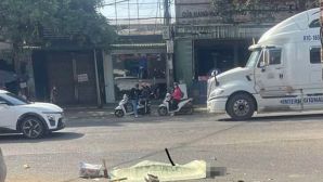 Hiện trường đau lòng vụ người phụ nữ tử vong tại chỗ sau cú va chạm với xe tải
