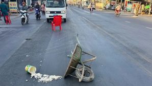 Hiện trường tài xế Hàn Quốc lái ô tô va chạm xe rùa, một cụ ông tử vong: Diễn biến khiến nhiều người xót xa