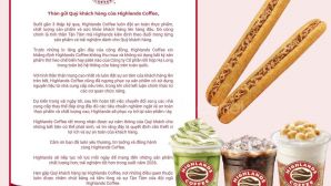 Bị ‘réo tên’ vụ 120 tấn thịt bệnh, Highlands Coffee đăng tâm thư trấn an khách hàng giữa đêm