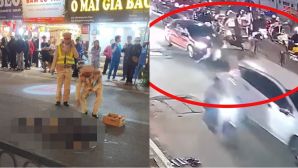 Camera ghi lại khoảnh khắc người đàn ông bị ô tô tông tử vong, kéo lê trên phố Nguyễn Lương Bằng, Hà Nội