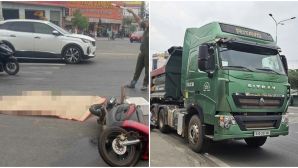 Xe ben tông người phụ nữ tử vong tại chỗ rồi bỏ đi khỏi hiện trường, người dân phải truy đuổi