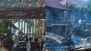 Vừa mở cửa đón khách chưa lâu, quán cà phê ở Đà Nẵng bất ngờ cháy rụi: Hiện trường tan hoang 