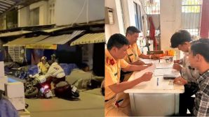 Danh tính 2 thanh niên chống đối, ném bộ đàm của CSGT ở TP.HCM, hé lộ nguồn cơn sự việc