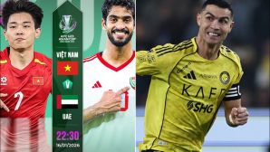 Lịch thi đấu bóng đá hôm nay: U23 Việt Nam đại chiến UAE; Ronaldo hết cơ hội vô địch Saudi League