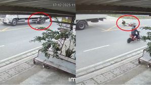 Ông cụ lao vào đánh người sau khi thoát chết dưới bánh xe tải, xem lại camera CĐM phản ứng dữ dội