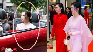 Khoảnh khắc cực hiếm trong lễ cưới Phương Nhi: Visual con dâu cả nhà tỷ phú, hé lộ mối quan hệ chị em dâu