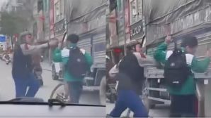 Quảng Ninh: Nam sinh bị người đàn ông đánh dã man sau va chạm, camera ghi lại hình ảnh gây phẫn nộ