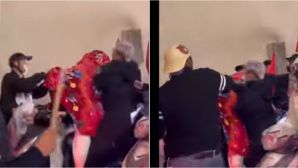 Clip nhóm thanh niên ‘đi bão’ trùm chăn, cờ Tổ quốc để quấy rối, hành hung phụ nữ gây phẫn nộ