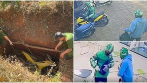 Công an công bố nóng về đặc điểm nhận dạng 2 nghi phạm và chiếc xe máy dùng để cướp ngân hàng ở Gia Lai