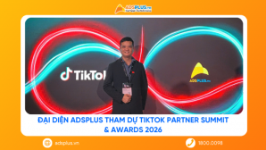 Đại diện AdsPlus tham dự Tiktok Partner Summit & Awards 2026 tại Singapore