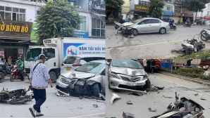 Bí ẩn danh tính tài xế ô tô lao sang làn ngược chiều rồi tông liên hoàn 6 xe ở Hà Nội, có biểu hiện đáng ngờ