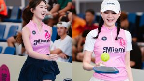 Em Kim gây sốt với nhan sắc thăng hạng, vẫn bị chỉ trích vì kỹ năng pickleball thua xa Hiền Hồ