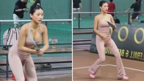 Khoe đường cong trên sân pickleball lúc nửa đêm, Louis Phạm gây tranh cãi với trang phục khó hiểu