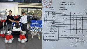 Thực hư vụ bố tặng xe ô tô cho con trai chưa đủ 18 tuổi đạt loạt khá, bị cô giáo nhận xét ‘lười học’
