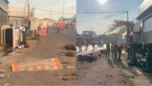 Tai nạn liên hoàn ở Tây Ninh khiến 3 người thương vong: Camera ghi lại khoảnh khắc ô tô bị hất văng