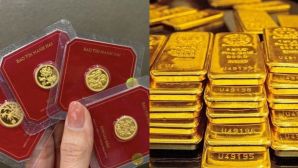 Giá vàng chiều 15-2 đứng vững đỉnh cao, khoảng cách với thế giới tiếp tục nới rộng