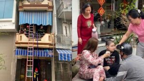 Hải Phòng: Nghẹt thở giải cứu người phụ nữ và trẻ em kẹt trong biển lửa sáng mùng 1 Tết