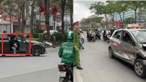 Tài xế ô tô Mercedes gây tai nạn liên hoàn rồi bỏ đi: Hiện trường tai nạn và tình hình các nạn nhân