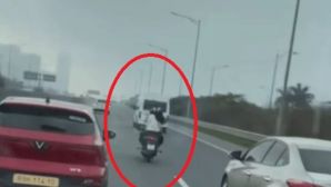 Cái kết cho nữ sinh viên Hà Nội đi xe máy vào đường cao tốc, bị người dân quay phim gửi công an