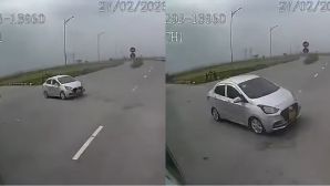 Hà Nội: 2 vợ chồng thương vong trên đường đi thăm con gái mới sinh, camera ghi lại diễn biến sự việc