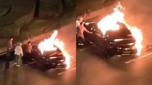 Hiện trường vụ cháy xe điện Xiaomi vì không mở được cửa: Xe bốc cháy 3 lần, tài xế bất lực kêu cứu