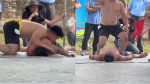 Thái độ của đô vật quật gãy cổ, khiến đối phương tử vong trong hội làng sau vụ việc, có bị xử lý hình sự?