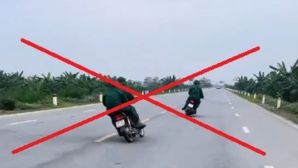 Cái kết cực đắng cho 2 thanh niên Hải Phòng đi xe máy đánh võng trên đường: Bị phạt 6 lỗi
