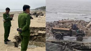 Thanh Hóa: Lời khai người lái công nông đổ trộm 600kg rác ra biển Hải Tiến, bất ngờ mục đích phía sau