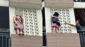 Hiện trường căng thẳng cứu cô gái 26 tuổi nhảy lầu ở Tây Hồ, Hà Nội: Hé nguồn cơn sự việc