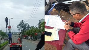 Lý do xe biển xanh chở người ‘làm xiếc’ trên quốc lộ, tài xế chính thức bị xử phạt