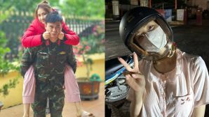 Đại úy Thăng Văn Cương lần đầu nhắc đến Hoà Minzy, khoảnh khắc bên con riêng nữ ca sĩ gây chú ý