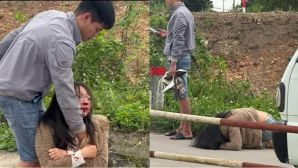 Tìm ra người đàn ông đánh, kéo lê cô gái mặt dính máu trên đường ở Hải Phòng, lý do ra tay là gì?