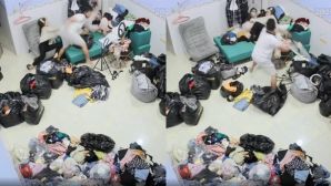 Camera ghi toàn cảnh chồng đánh vợ lúc 2h50 sáng, cô gái chứng kiến lao vào che chắn, nguyên nhân ra sao? 